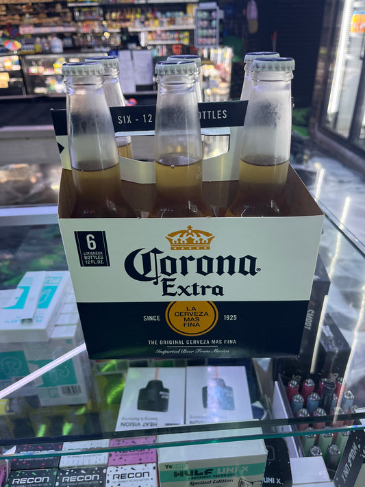 Corona extra 6 12floz bottles