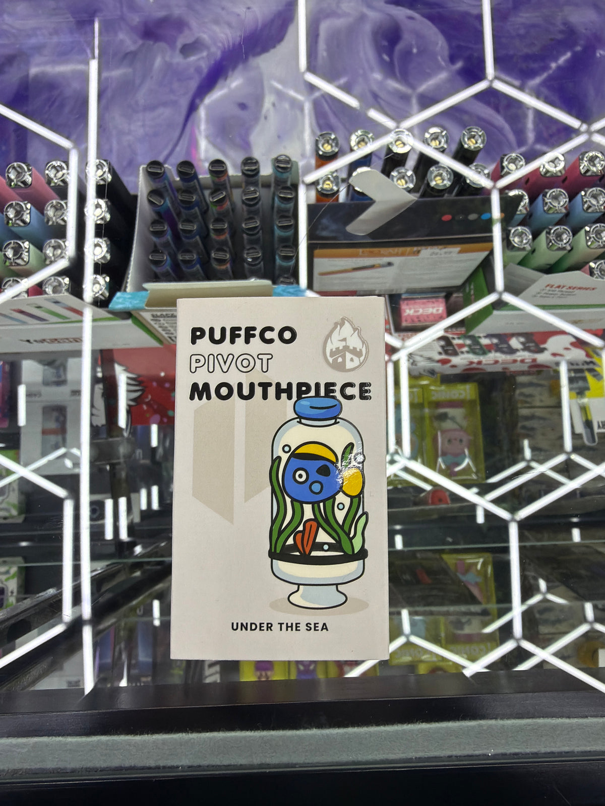 Empire Glassworks Puffco Pivot Glass Mouthpiece - Under the Sea