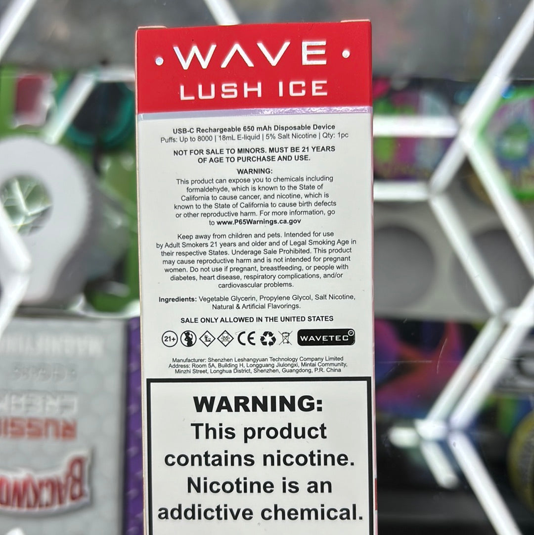 Wave lush ice 8000 puffs