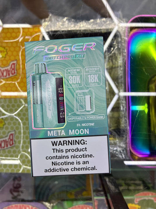 Fogger switch pro disposable kit 30k puffs meta moon