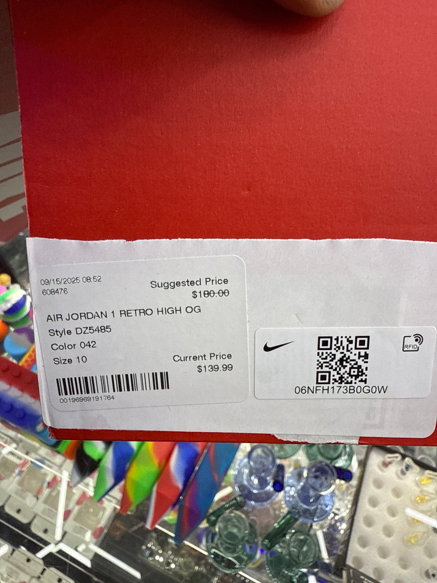 Jordan 1 retro high og royal reimagined size 10