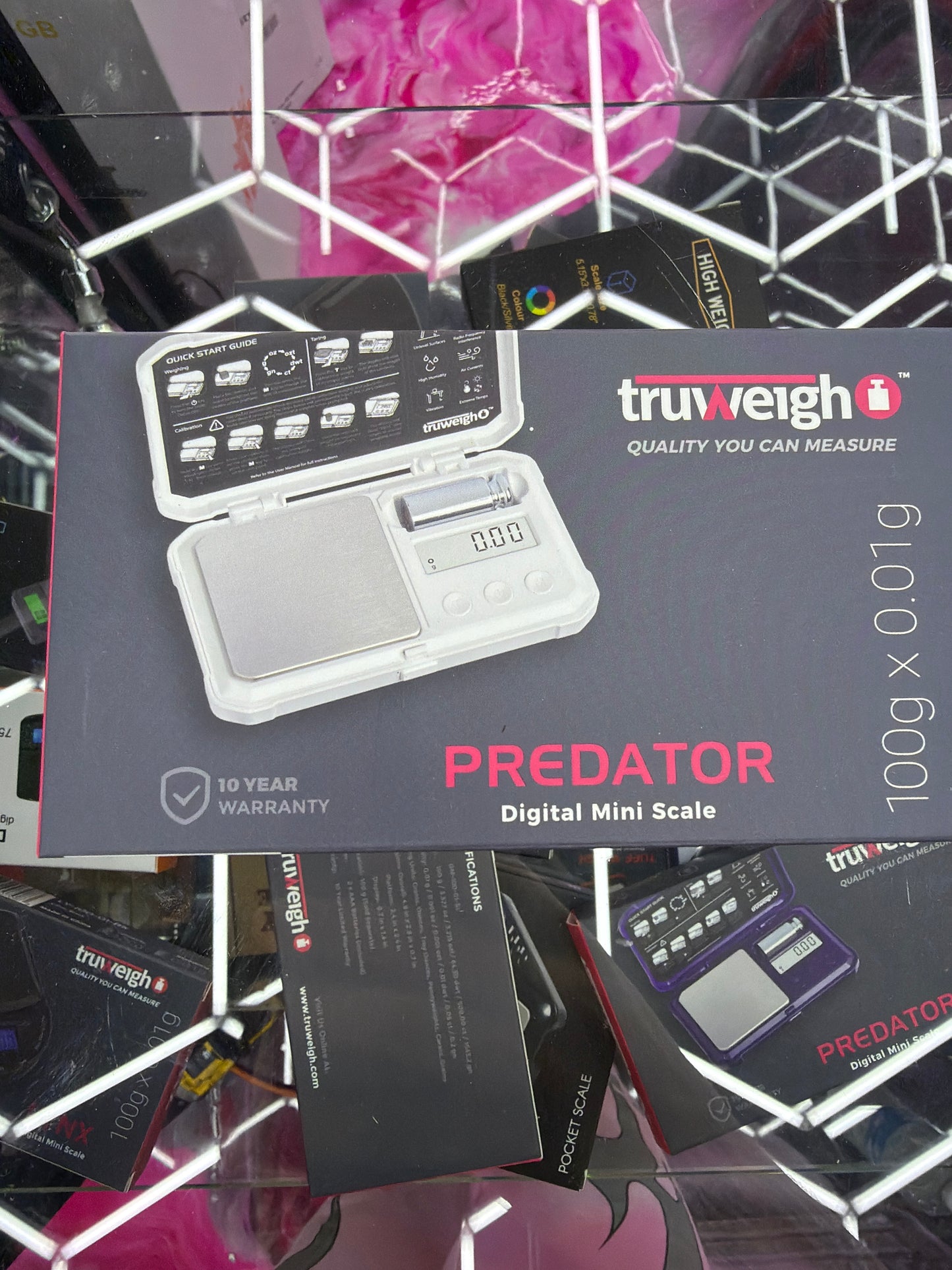 TrueWeigh - Smoking ACC - Scale - Predator - 100 X 0.01 White