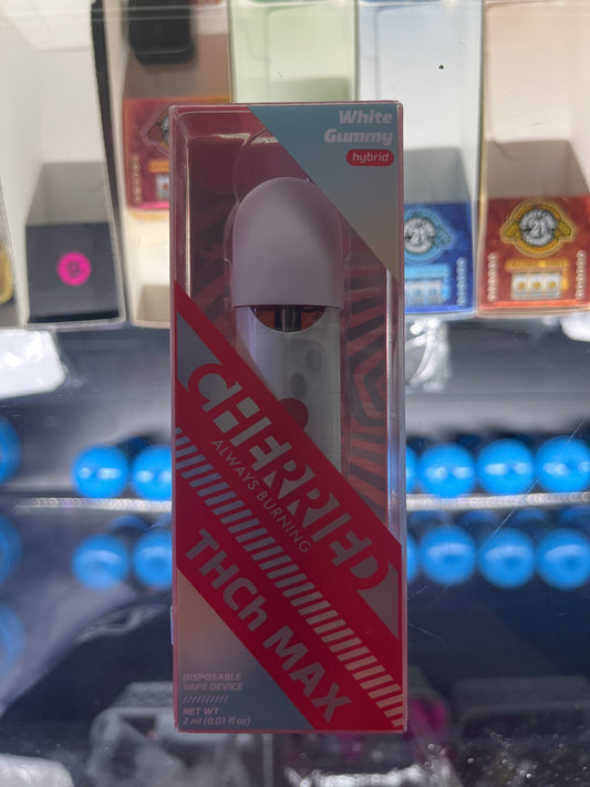 Cherried thcp max 2g dispo white gummy hybrid