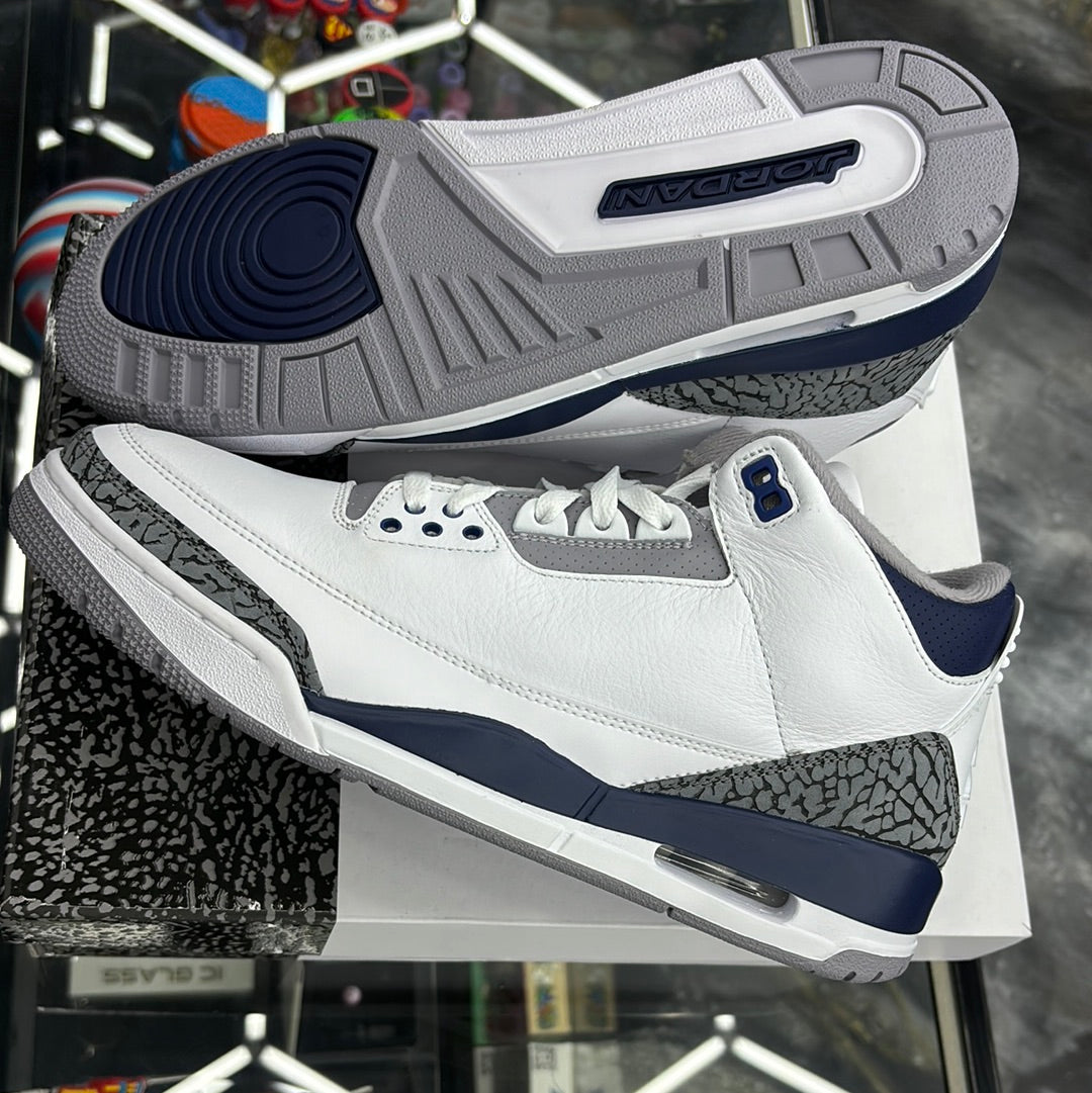 Air Jordan 3 retro white/midnight navy 11m