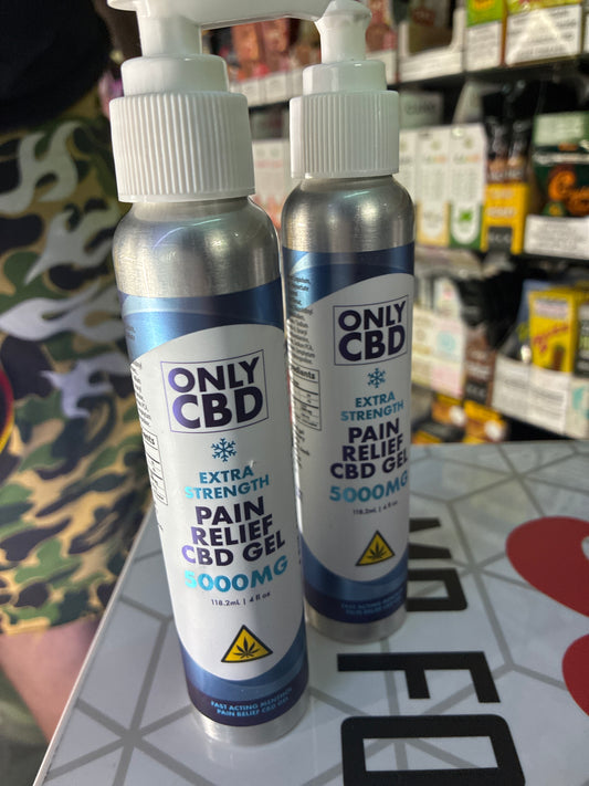 Only cbd extra strength pain relief cbd gel 5000mg
