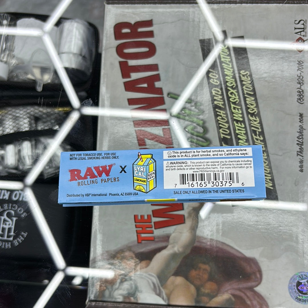 Raw lyrical, lemonade, rolling paper king size