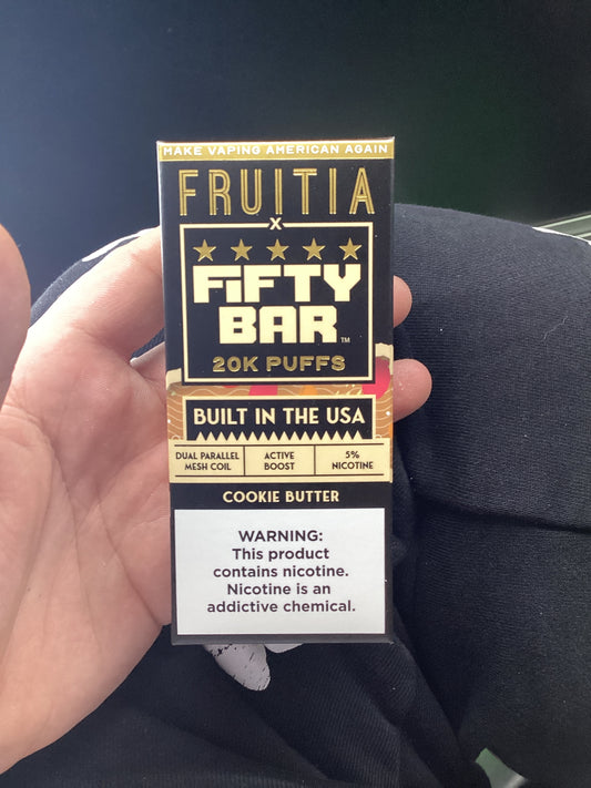 Fifty bar 20K puff cookies butter