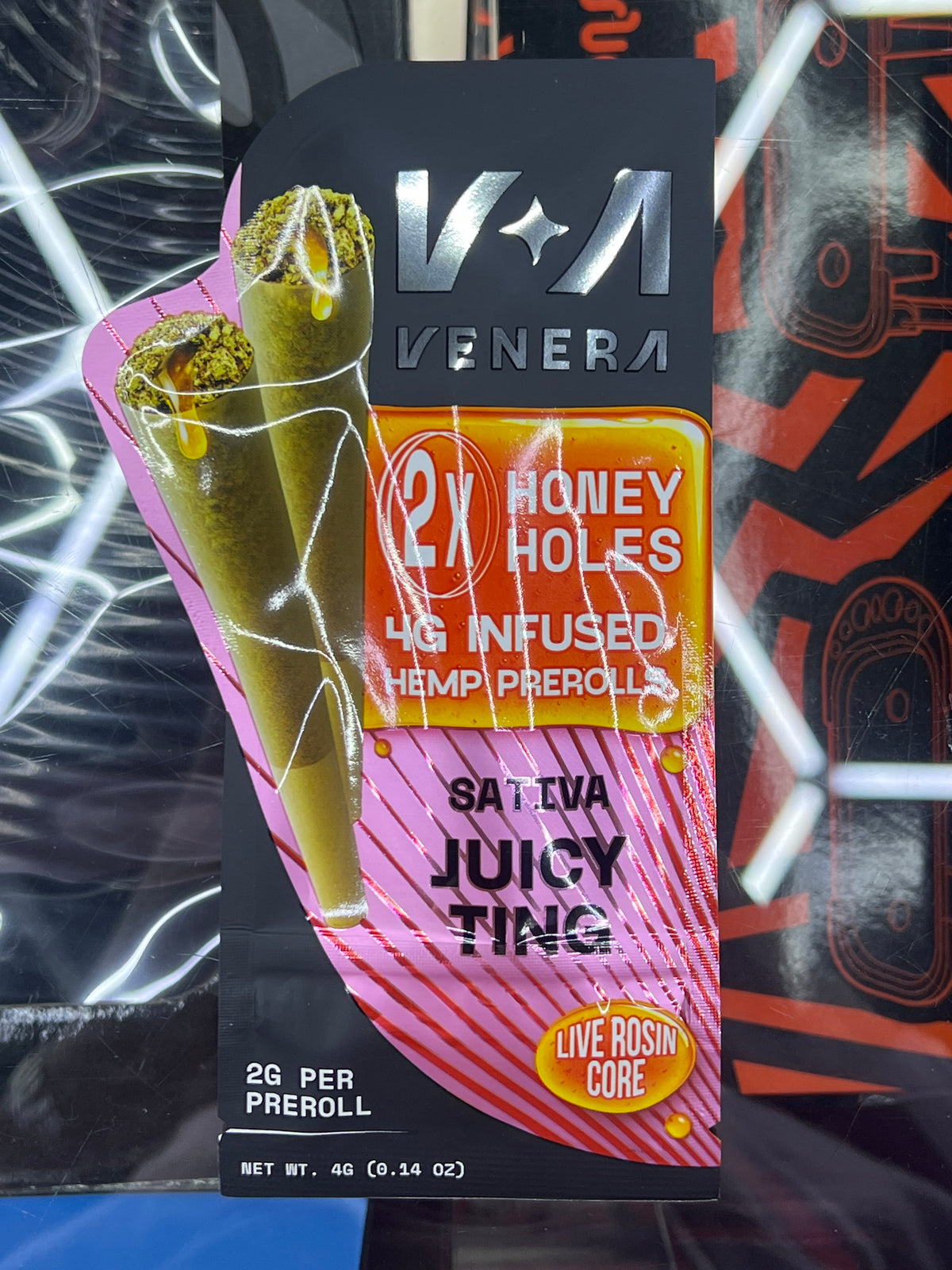 Venera 2x Honey Holes 4g infused juicy ting sativa