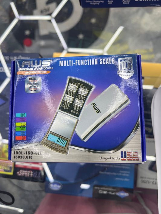 Aws scale idol 150g x.01g idol-150-silver