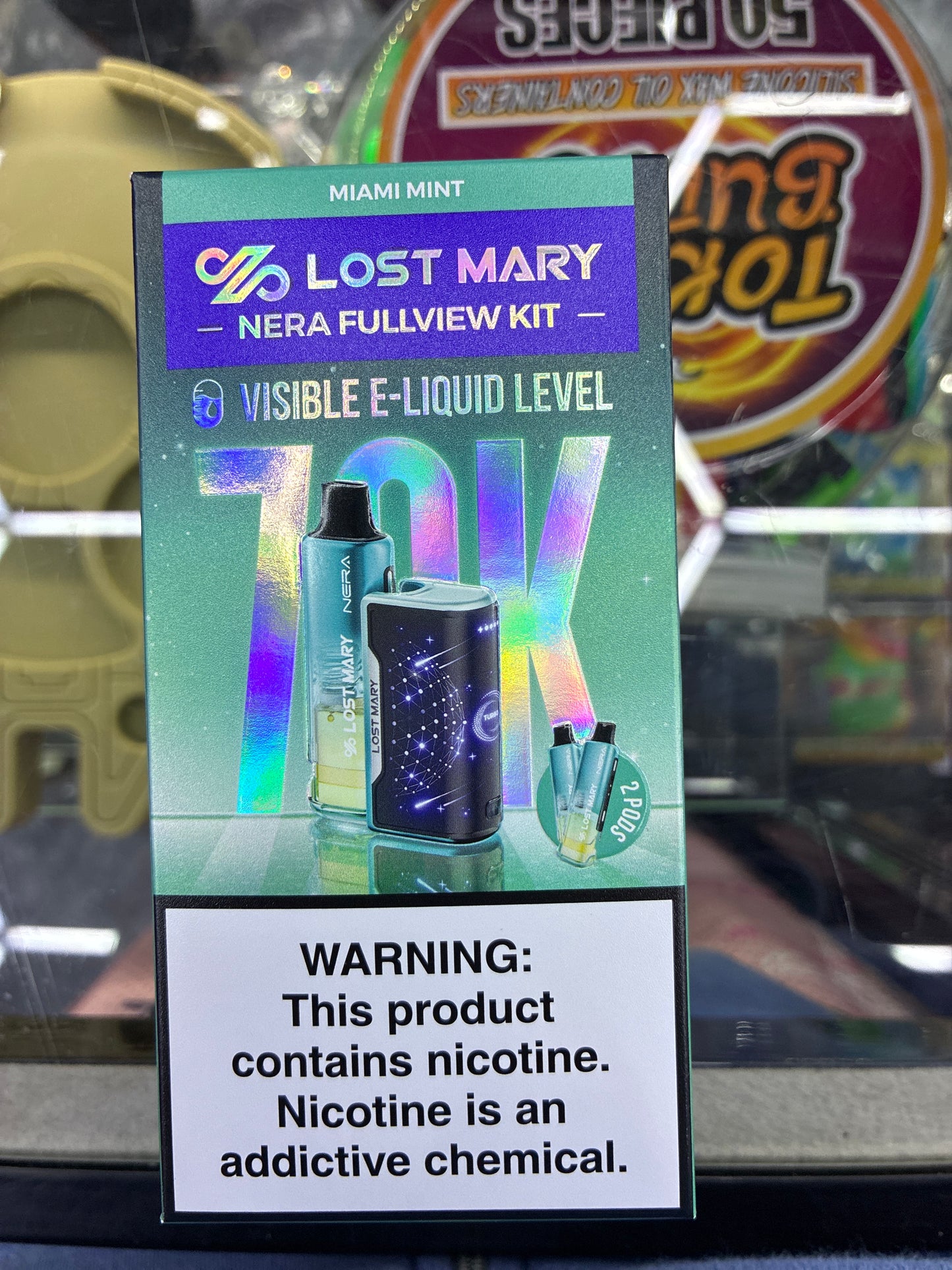 Lost Mary nera fullview kit 70k hits Miami mint