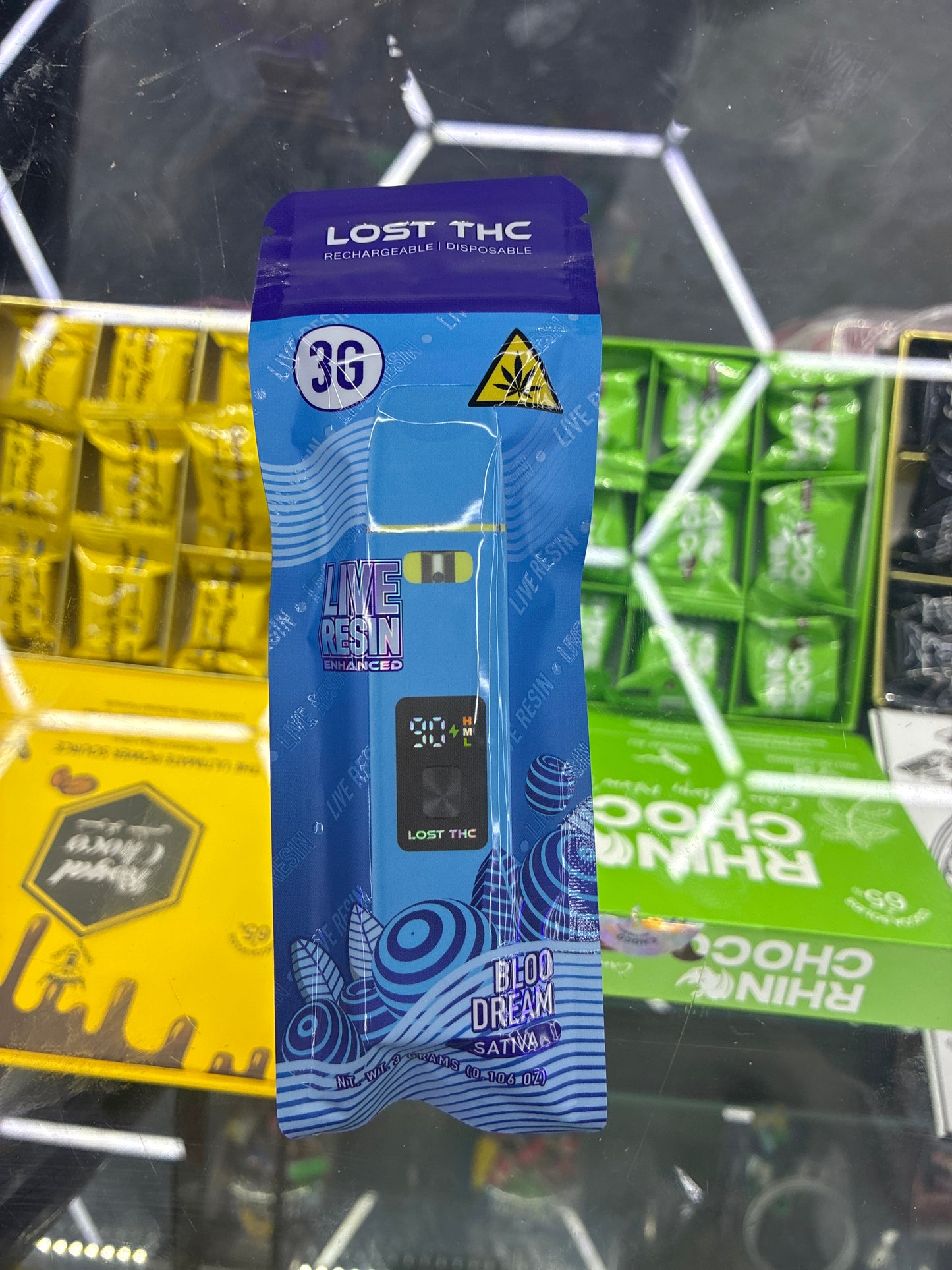 Lost thc live resin 3g disposable bloo dream sativa