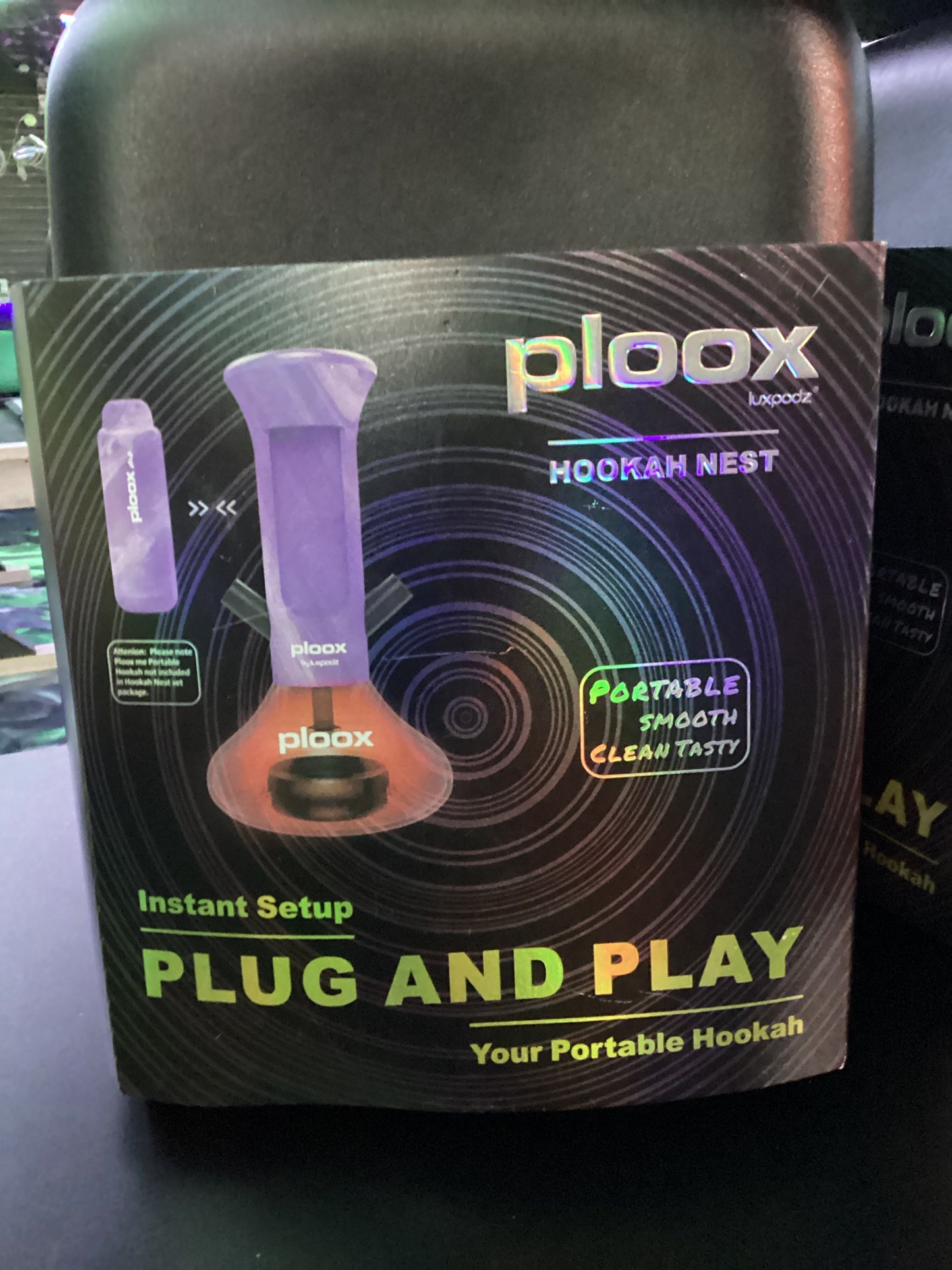 Ploox electronic hookah purple