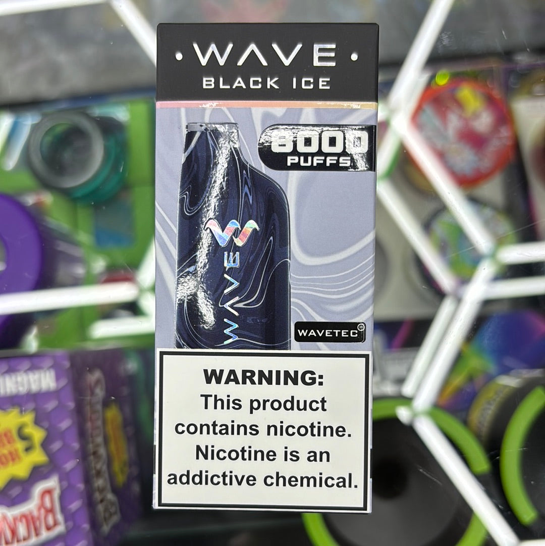 Wave black ice, 8000 puffs