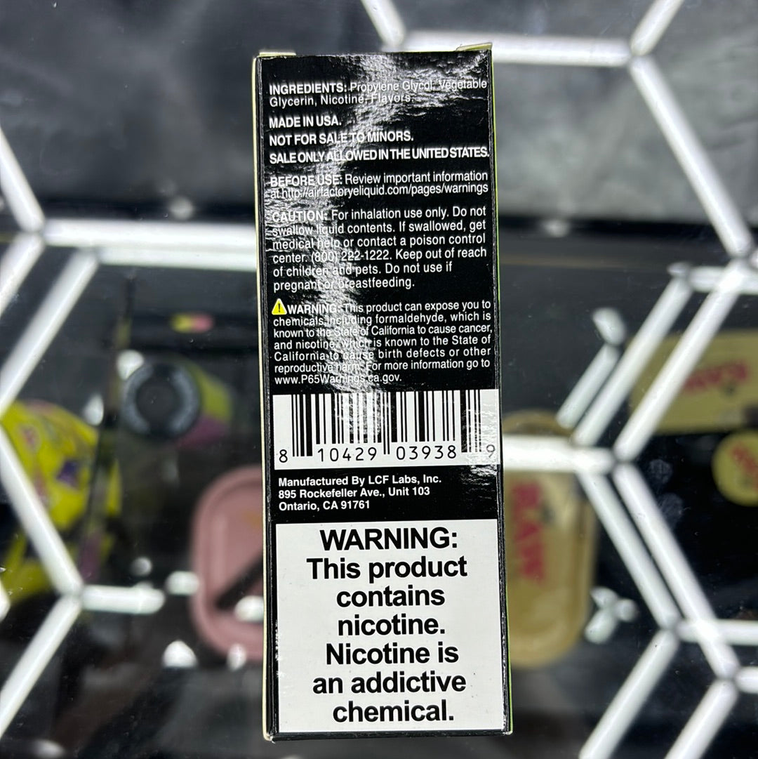 Air factory wild apple 3MG 100ML