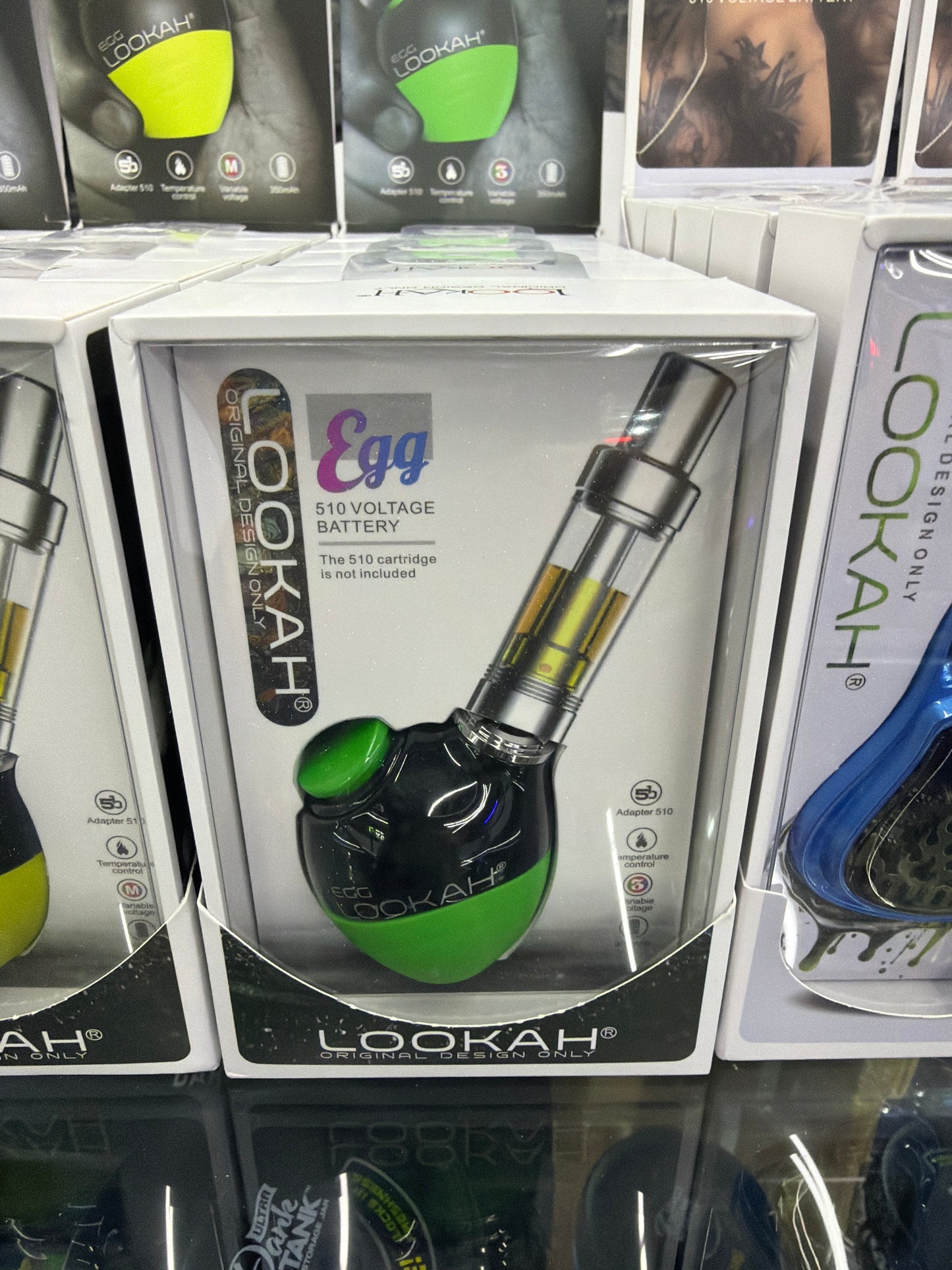Lookah egg 510 voltage battery Green