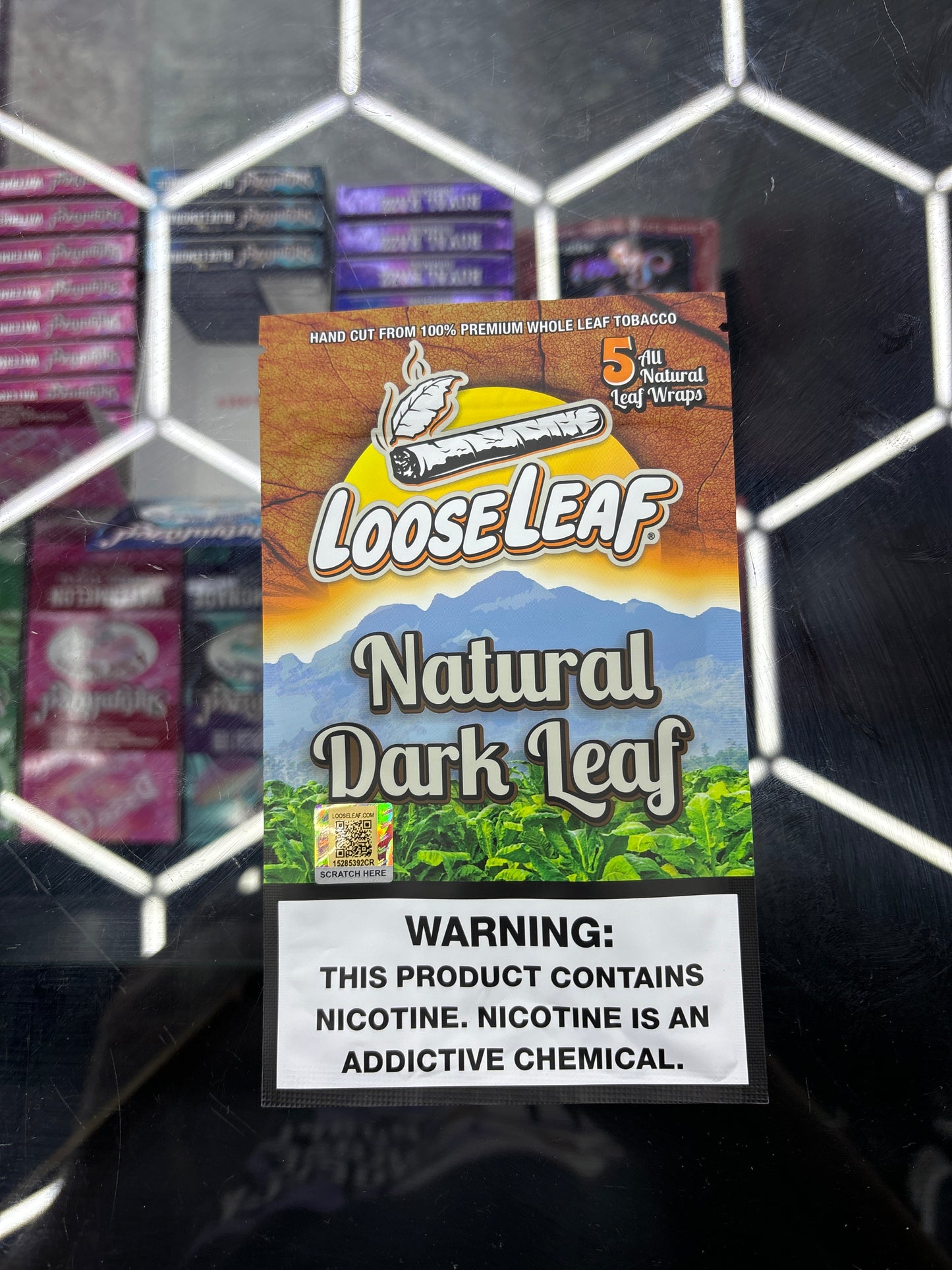 Loose leaf natural dark leaf