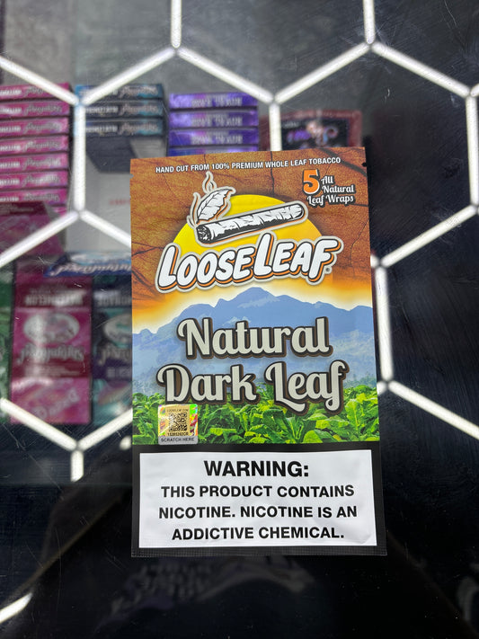 Loose leaf natural dark leaf