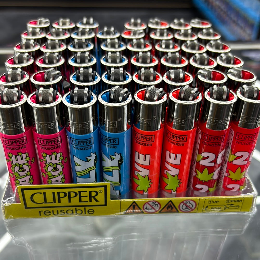 Clipper piece love 420 lighters sold single