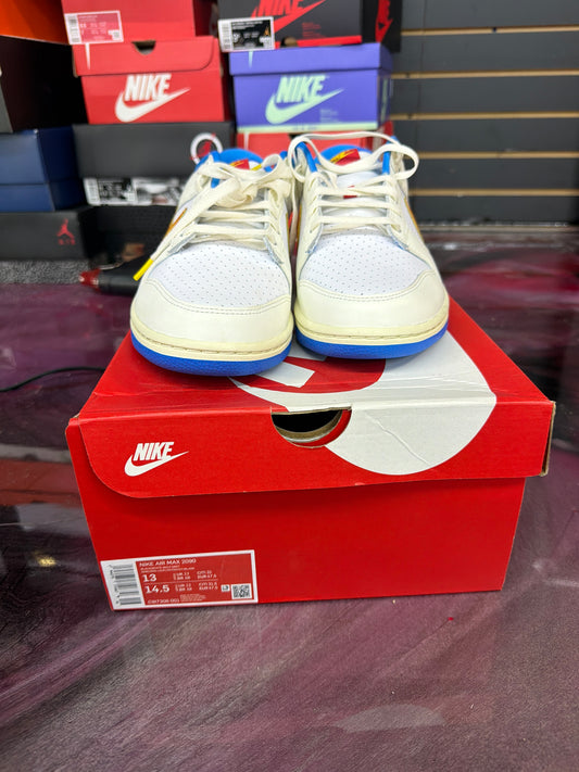 Nike Dunk Low Retro SE Pop Art Sail Photo Blue Size 11