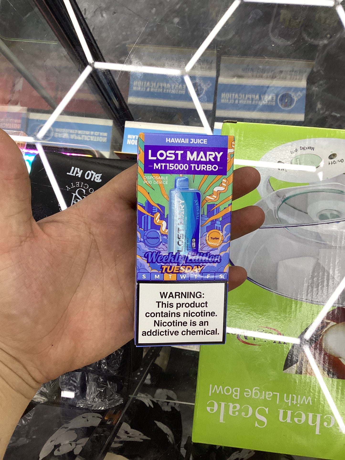 Lost Mary 15,000 puffs weekly edition Tuesday Hawaii juice