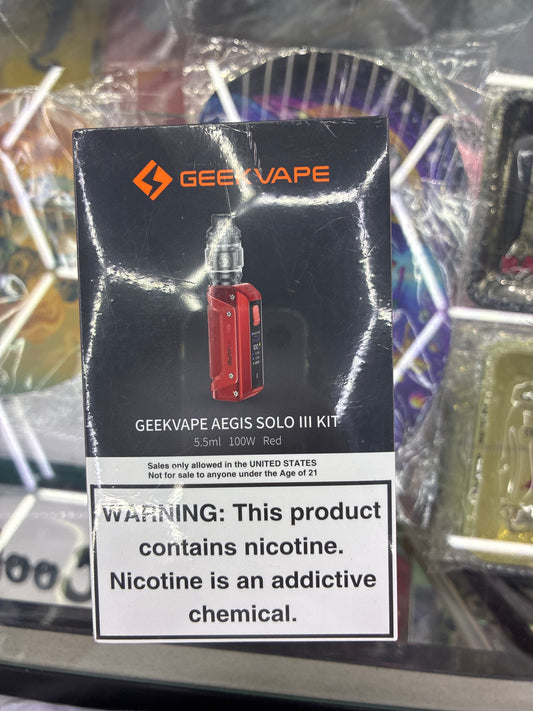 Geekvape aegis solo 3 kit red
