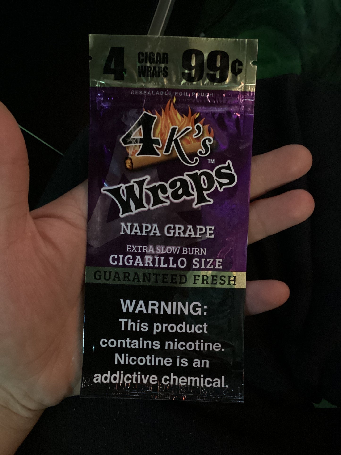 4k wraps napa grape