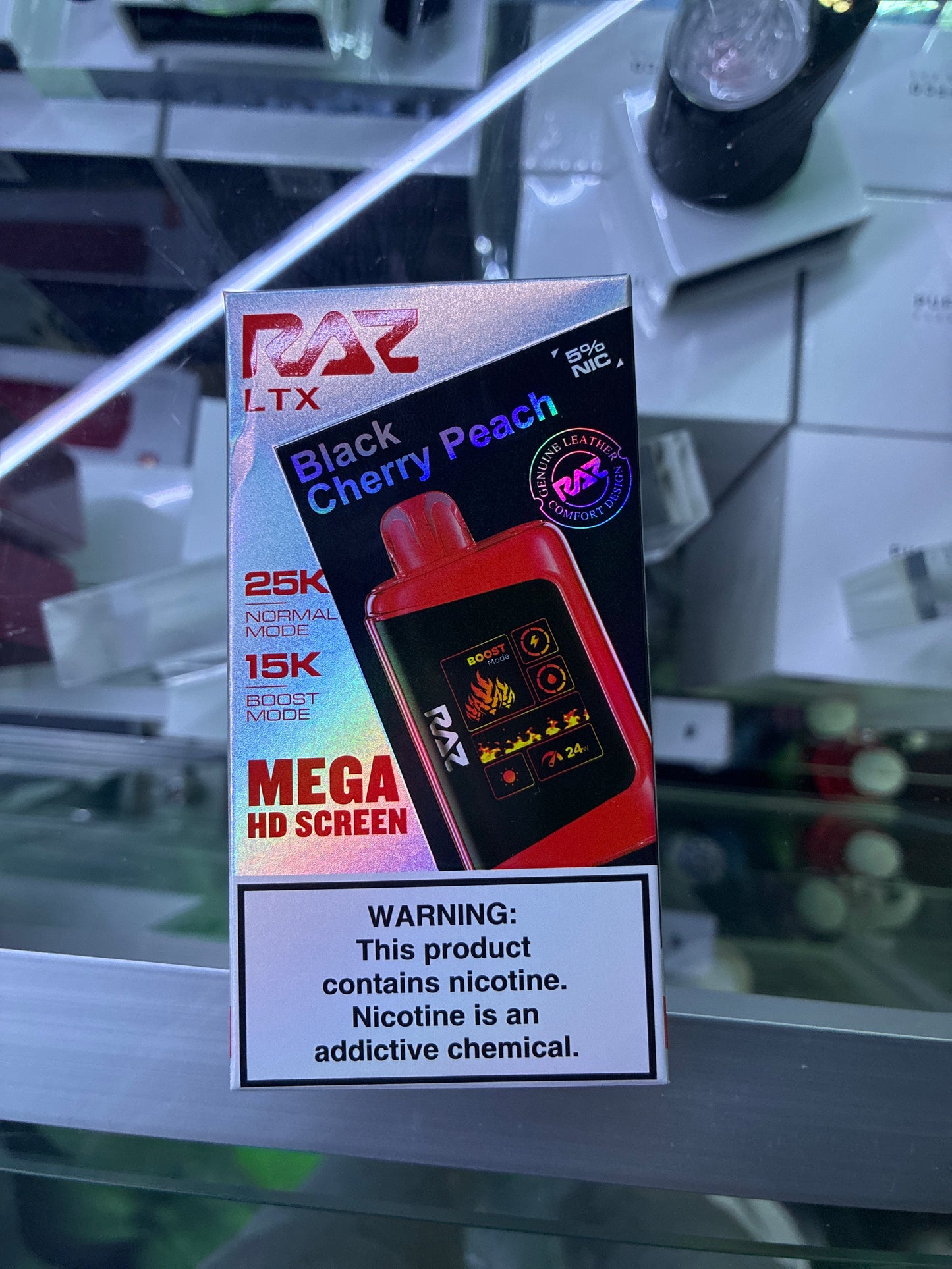 RAZ 25k black cherry peach