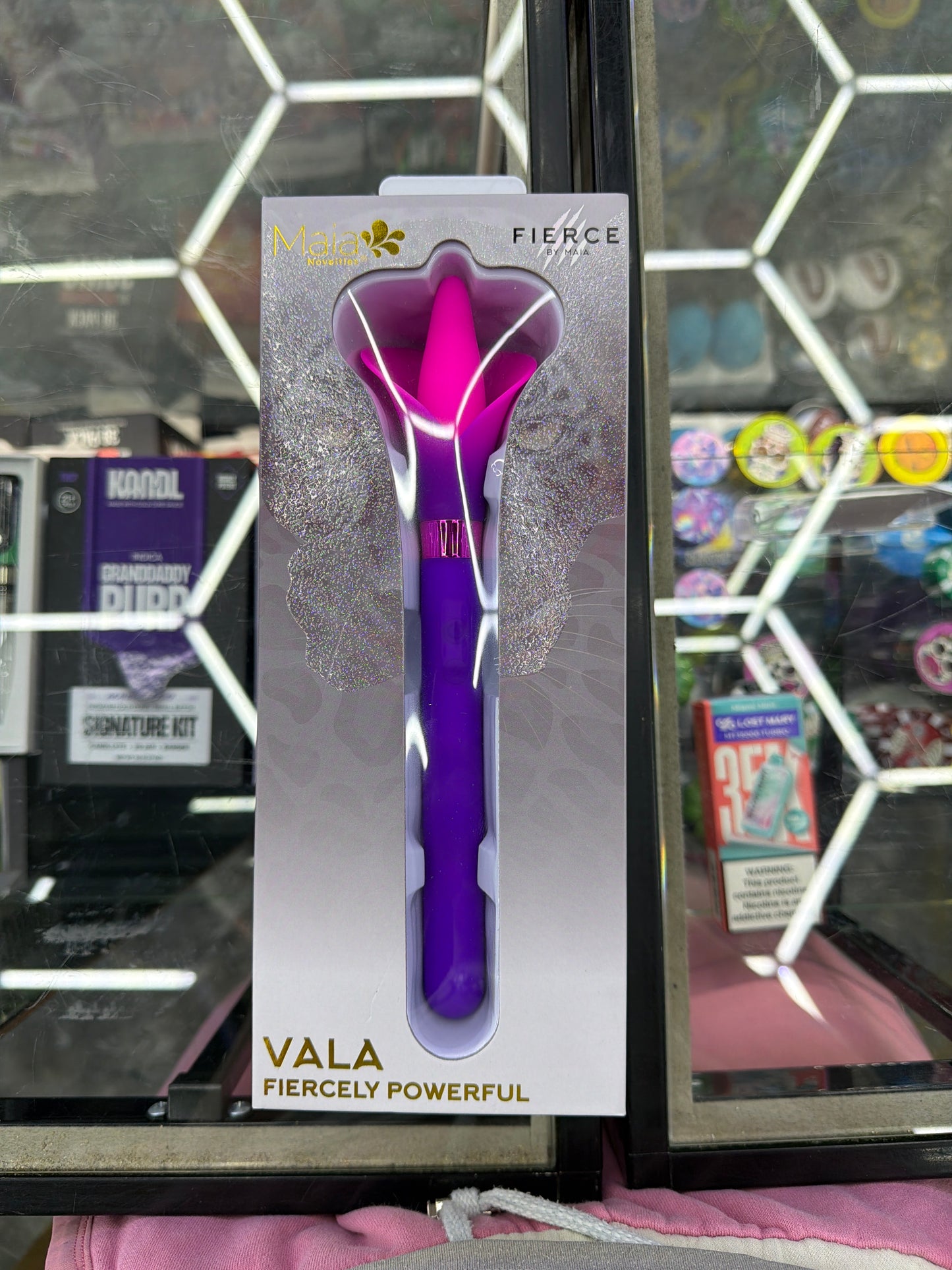 VALA PURPLE Dual Jaguar Motor 10-Function Silicone Flower Vibrator
