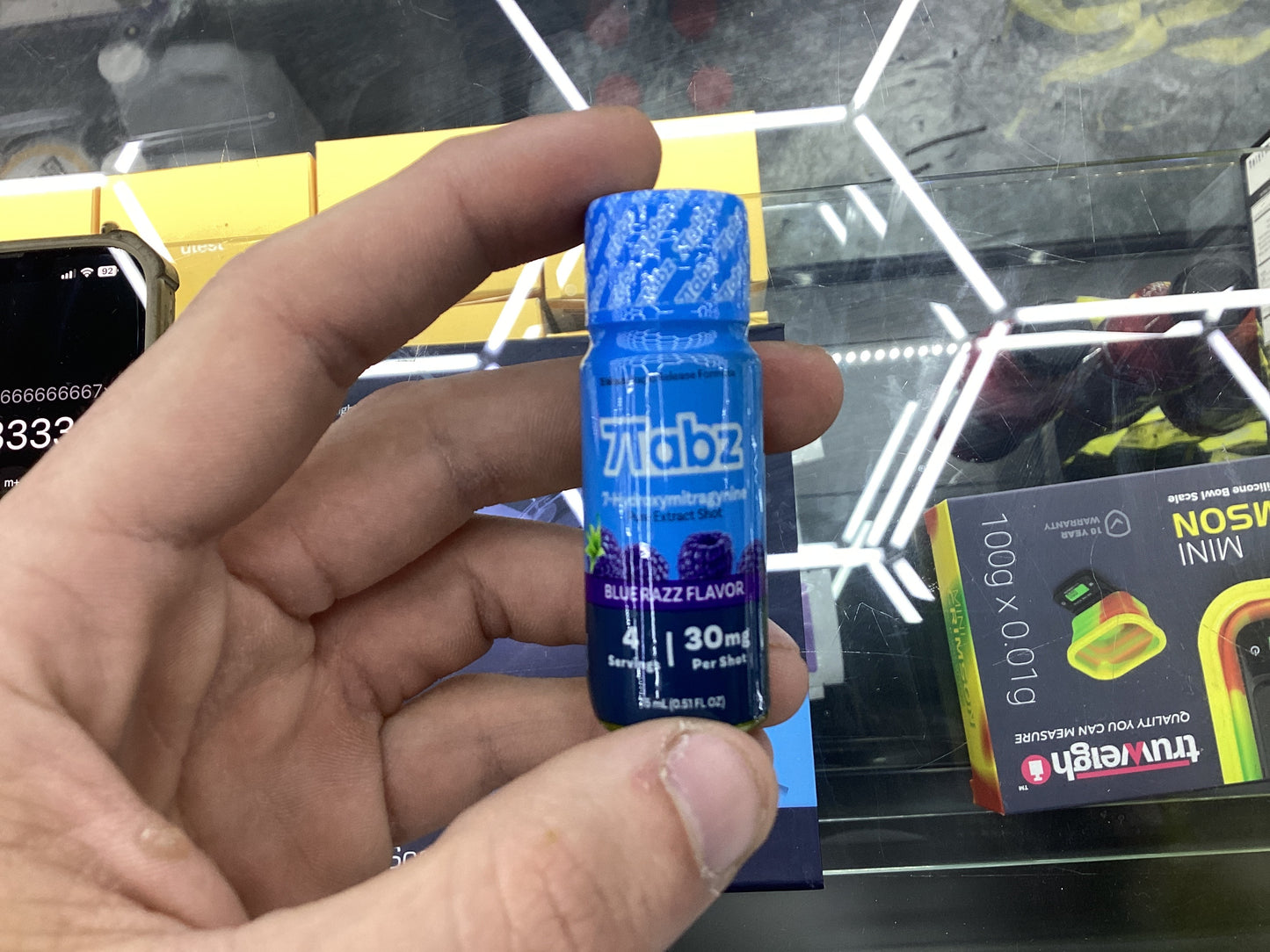 7tabz 7hydro pure extract shot blue razz flavored 30mg