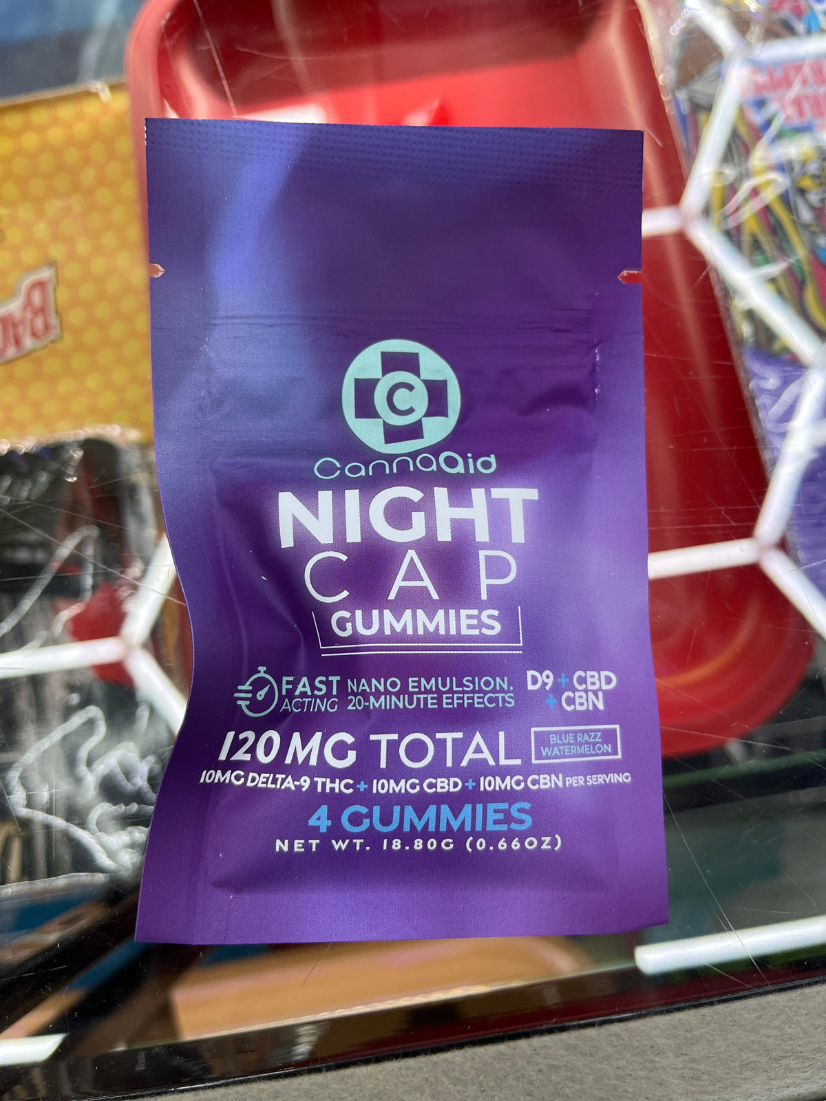 CannaAid nightcap gummy’s D9￼