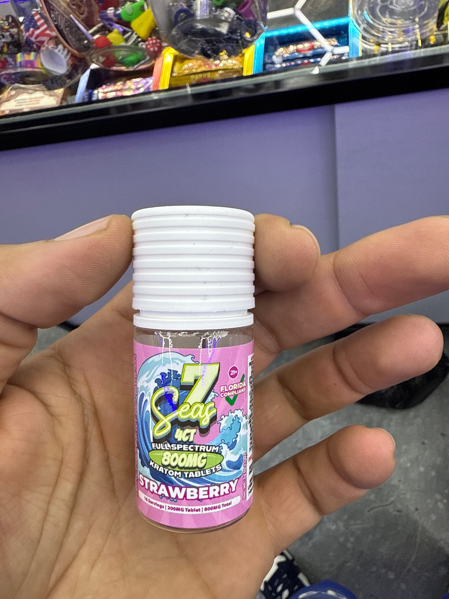 7 seas 4ct 800mg Strawberry