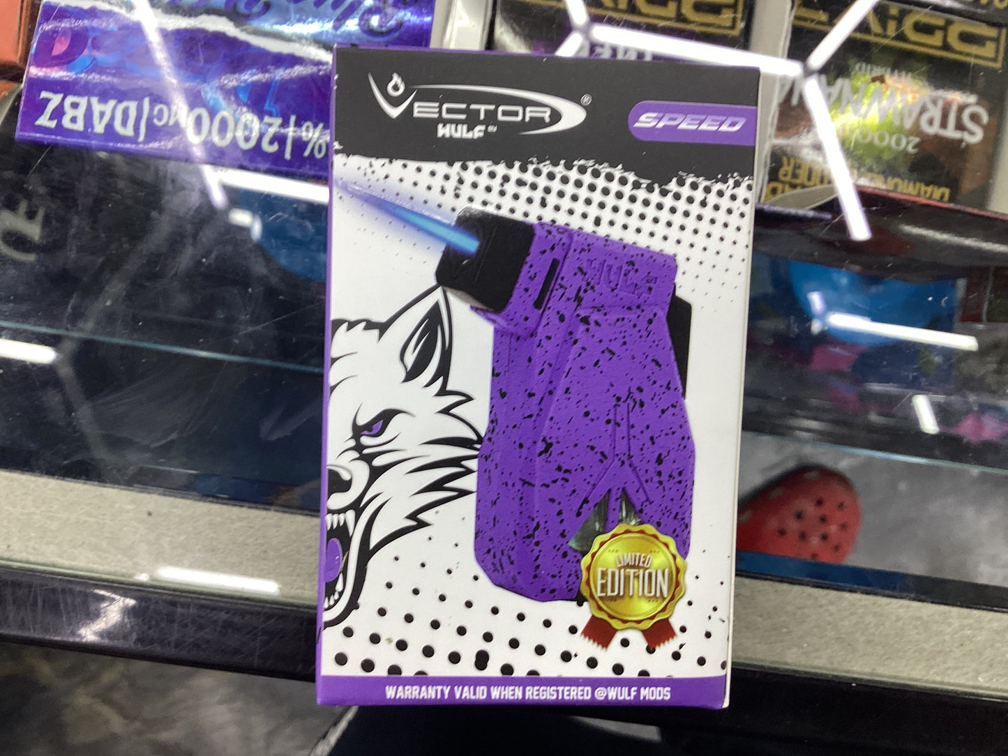 Vector Wulf speed limited edition purple and black