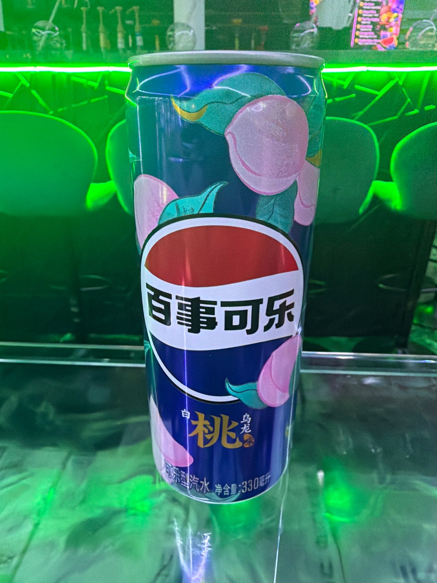 Pepsi sugar free 330ML exotic soda white peach