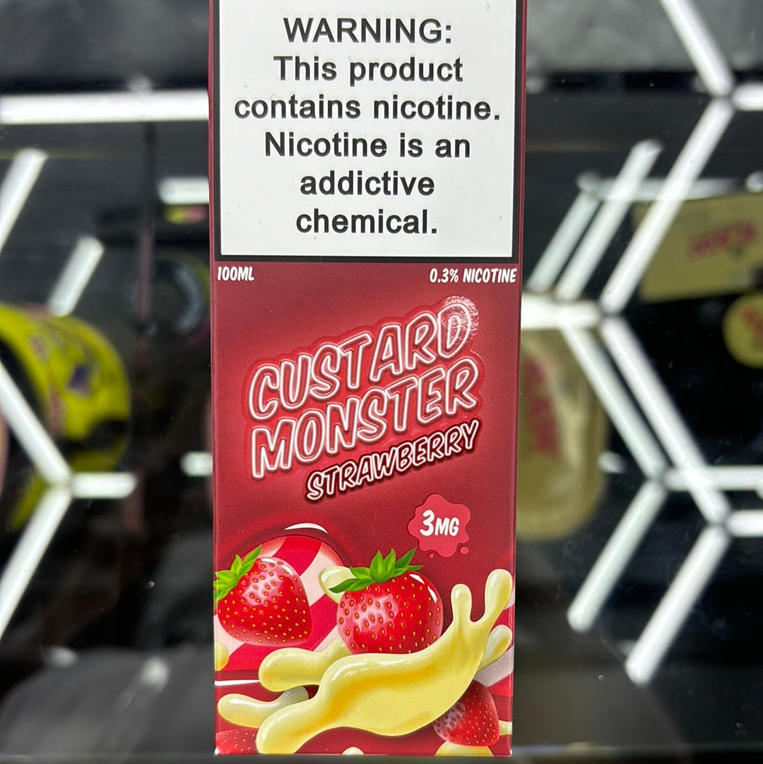 Custard monster,strawberry 3MG