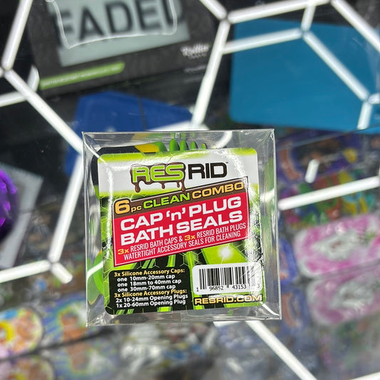 Res rid six piece, clean combo cap and plug bath seals