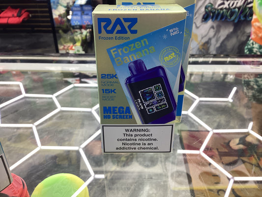 Raz dc25000 25k puffs frozen banana