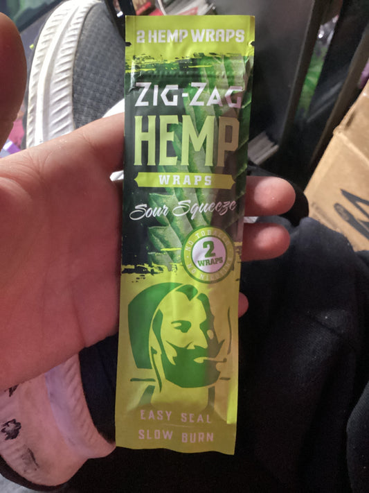 Zig-zag hemp wraps sour squeeze