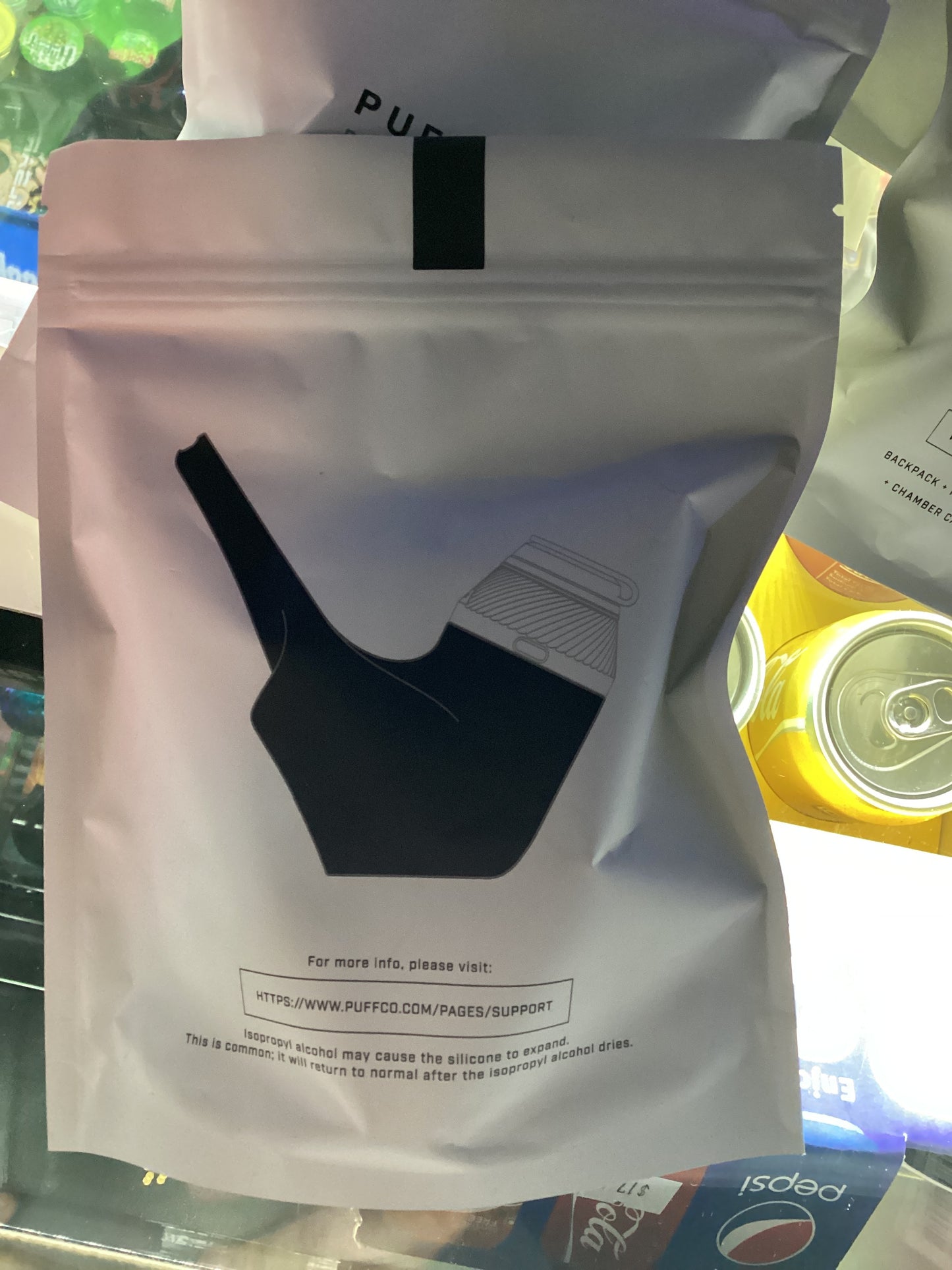 Puffco proxy silicone travel pipe black