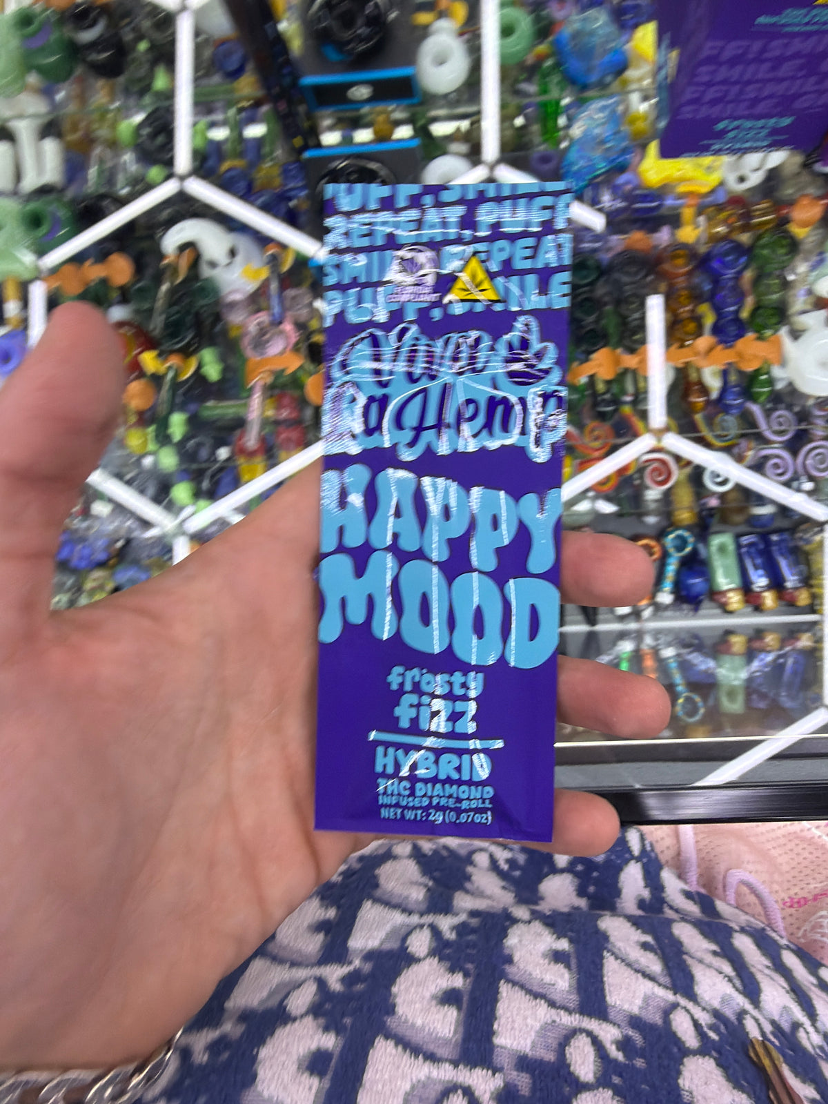 Viva La Hemp Happy Mood 2g Hybrid preroll Frosty Fizz
