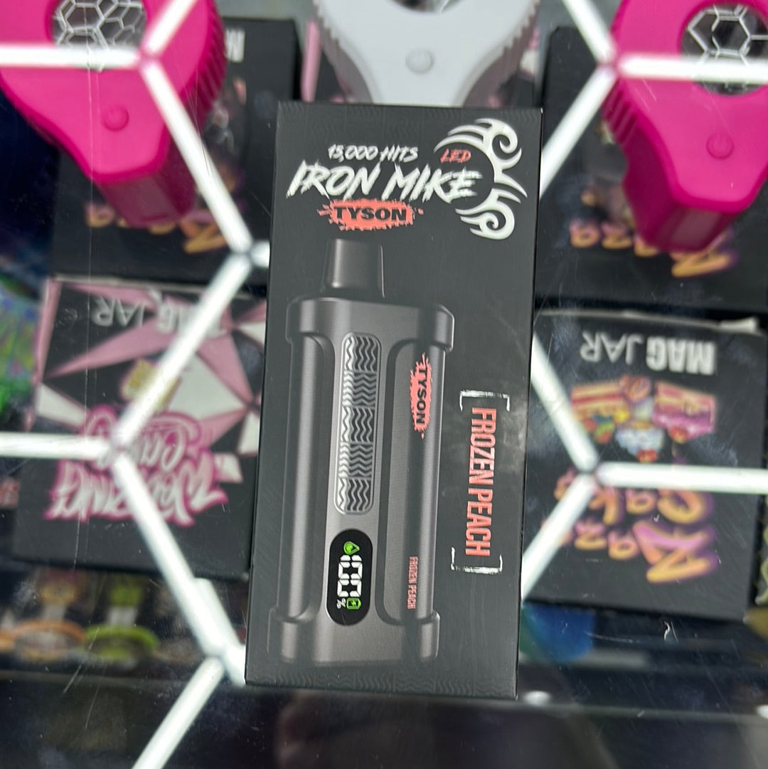 Tyson 15,000 hits iron mike frozen peach