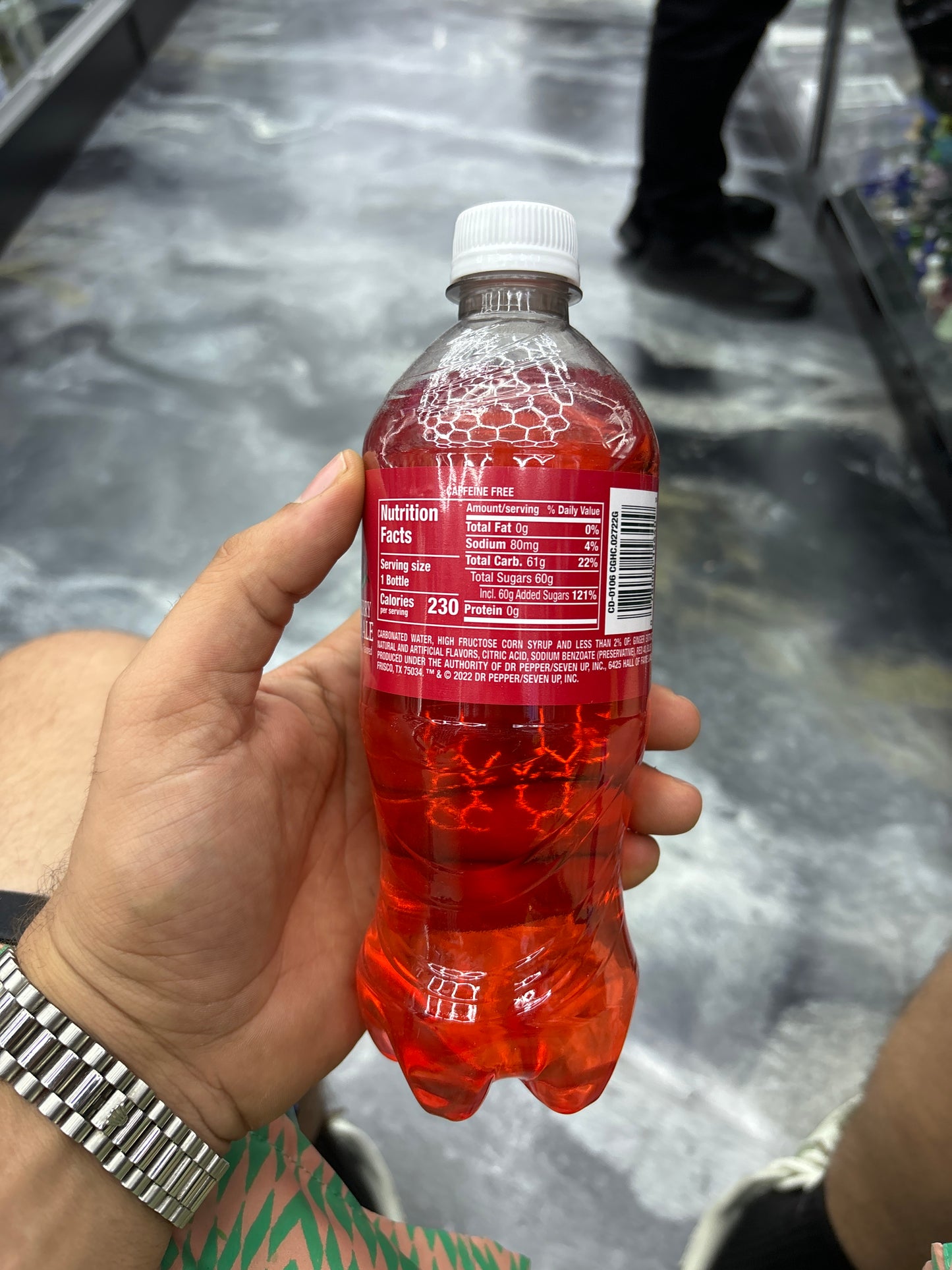 Canada Dry cranberry ginger ale exotic