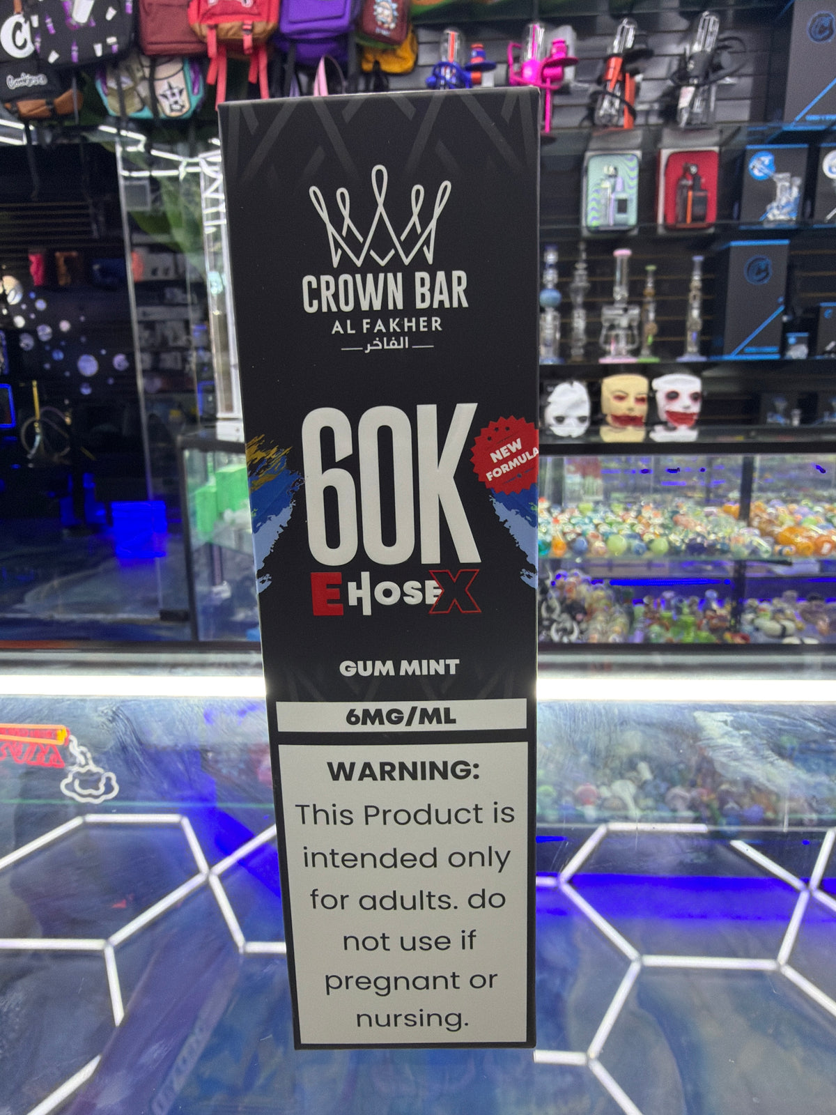 Crown Bar AL Fakher 60k E HoseX Gum Mint