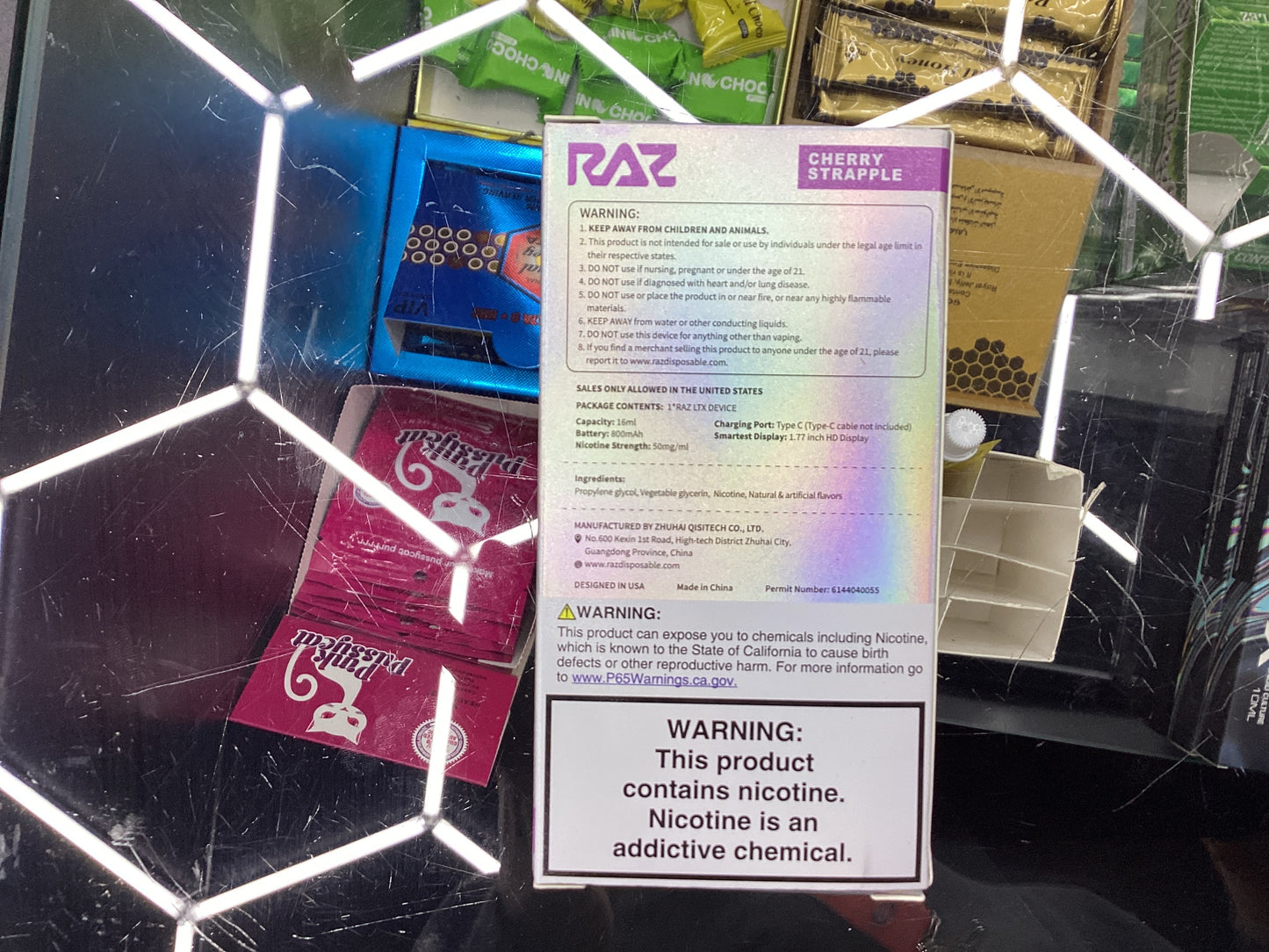 Raz dc25000 25k puffs cherry strapple