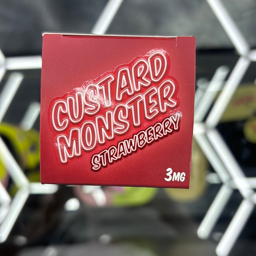 Custard monster,strawberry 3MG