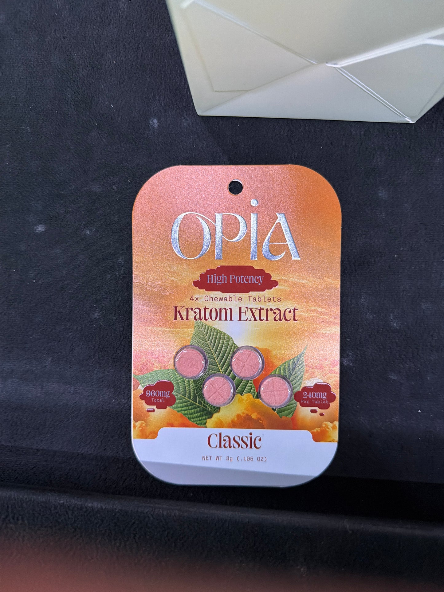 Opia High potency Kratom extract 240mg x 4ct classic