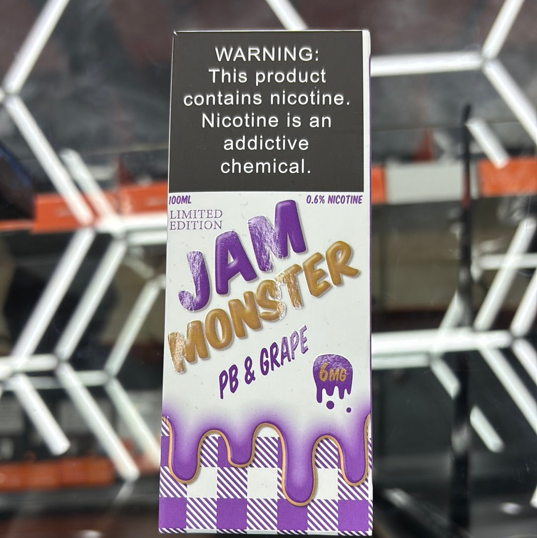 Jam, monster, PB, and grape 6MG