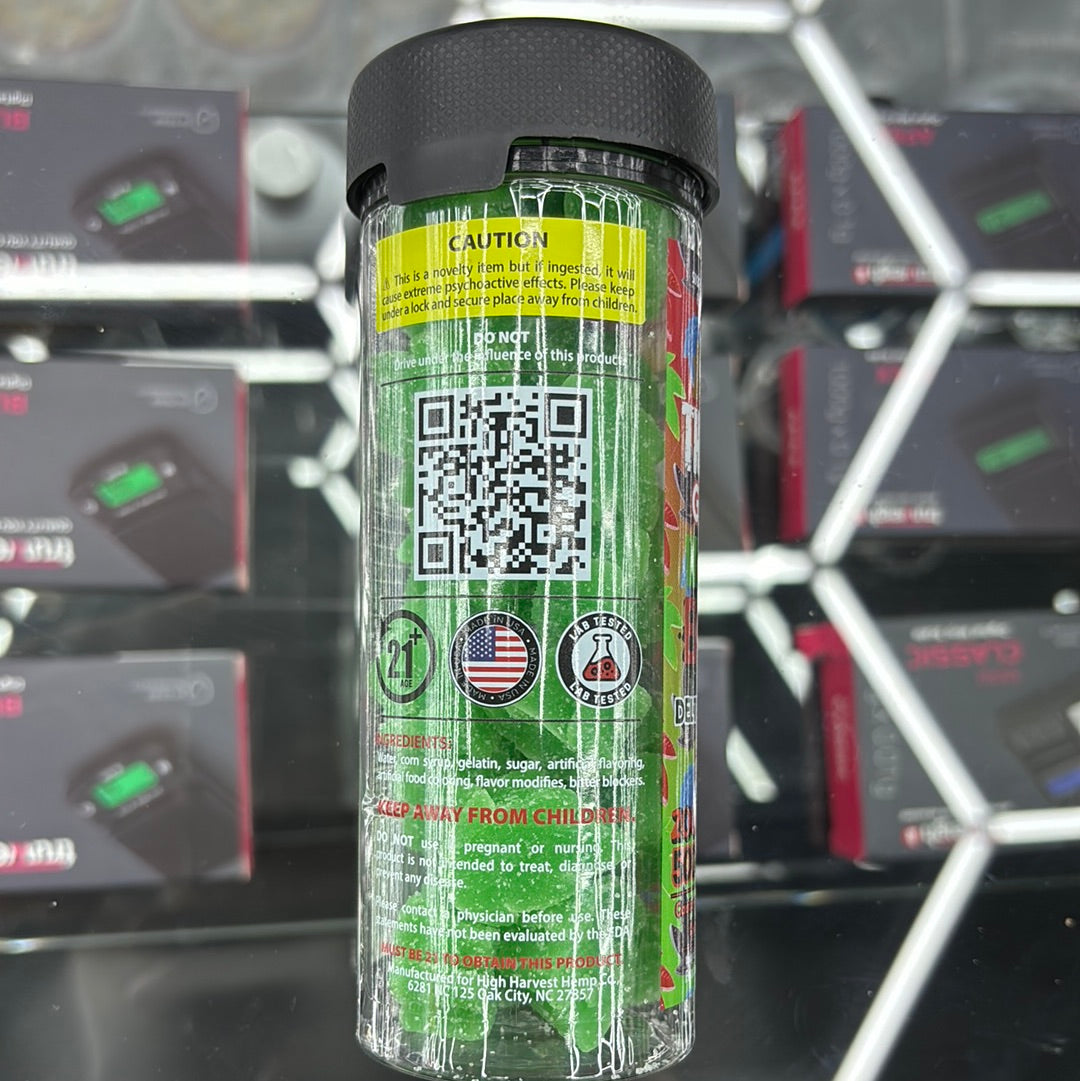 The demon gummy  watermelon, explosion, 5000 MG per jar