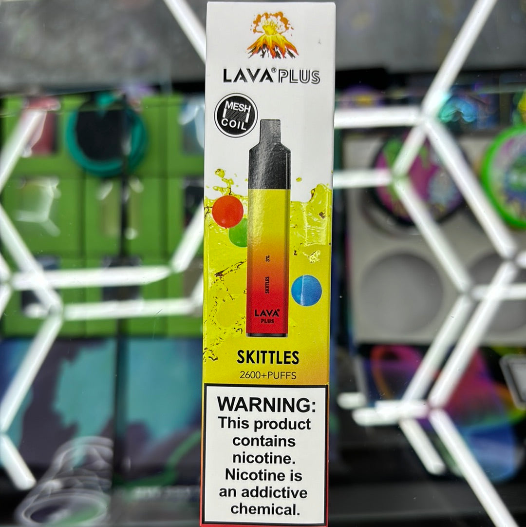 Lava plus 2600 puffs skittles