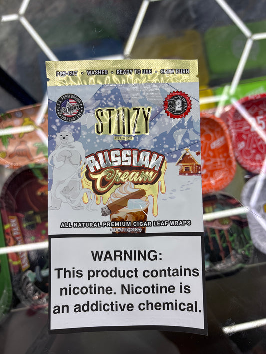 Stiiizy russian cream 2 pre-cut leaves