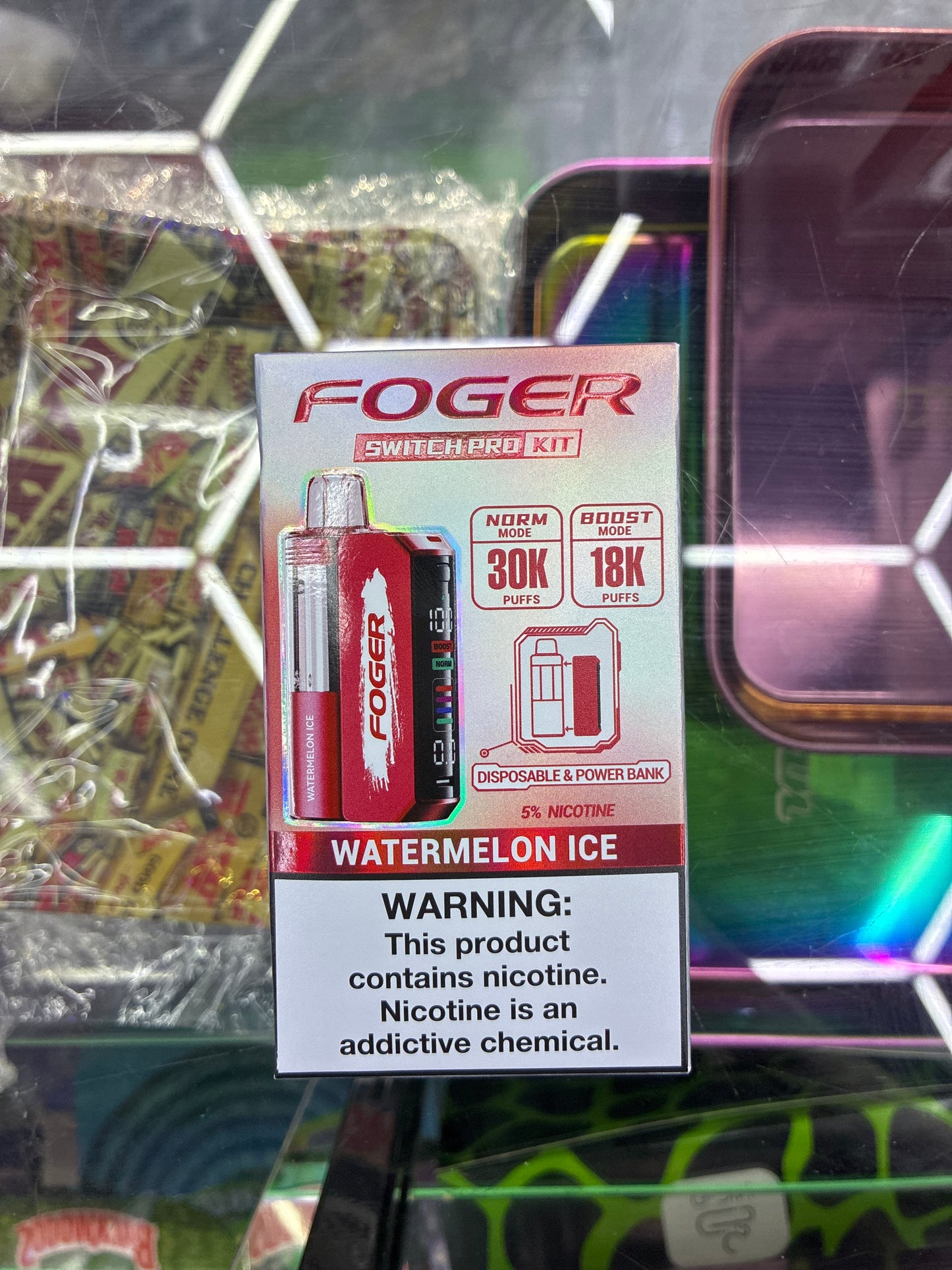 Fogger switch pro disposable kit 30k puffs watermelon ice